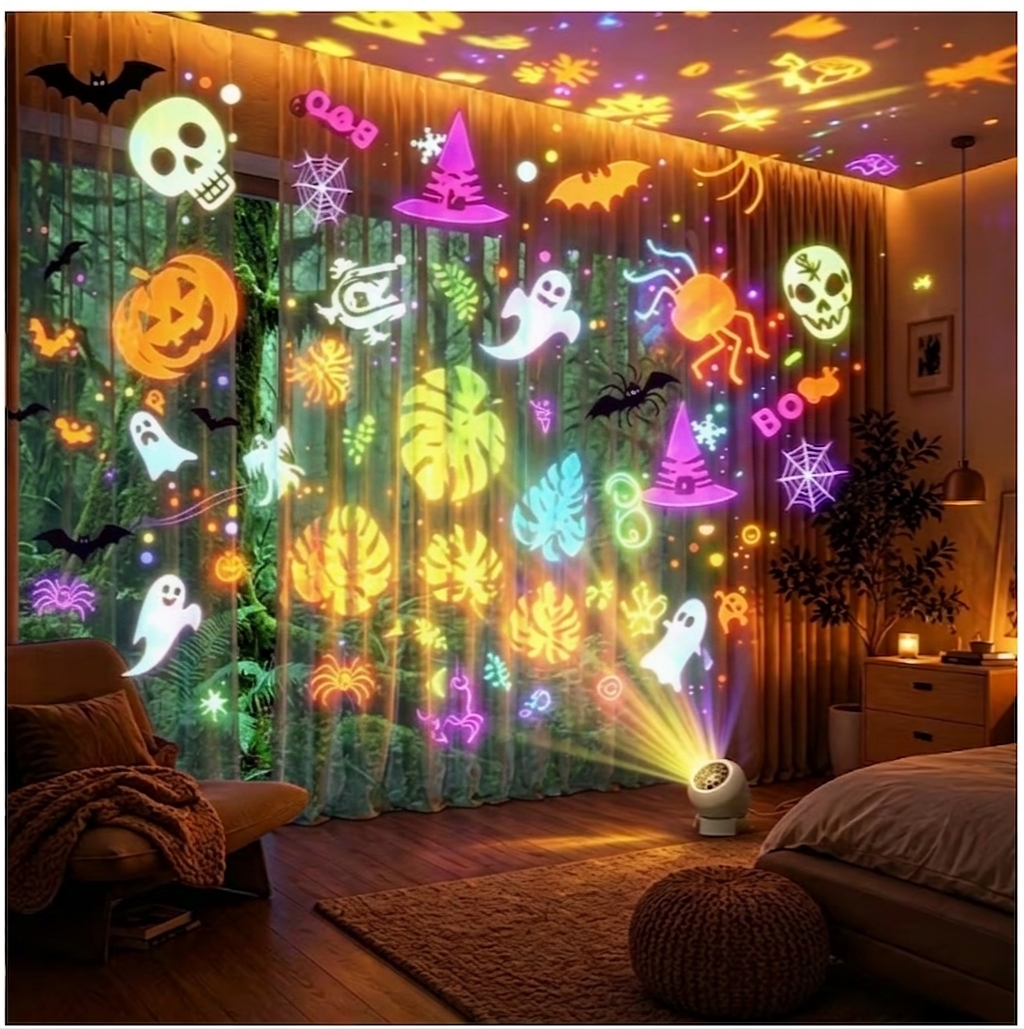 Halloween Pattern Dynamic Projection Light - Image 3