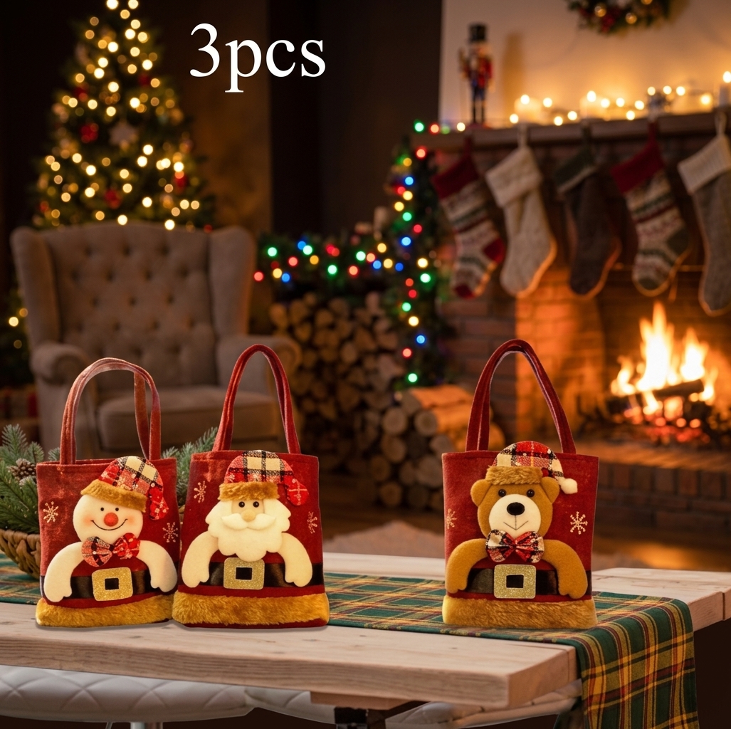 Christmas Plush Gift Bags