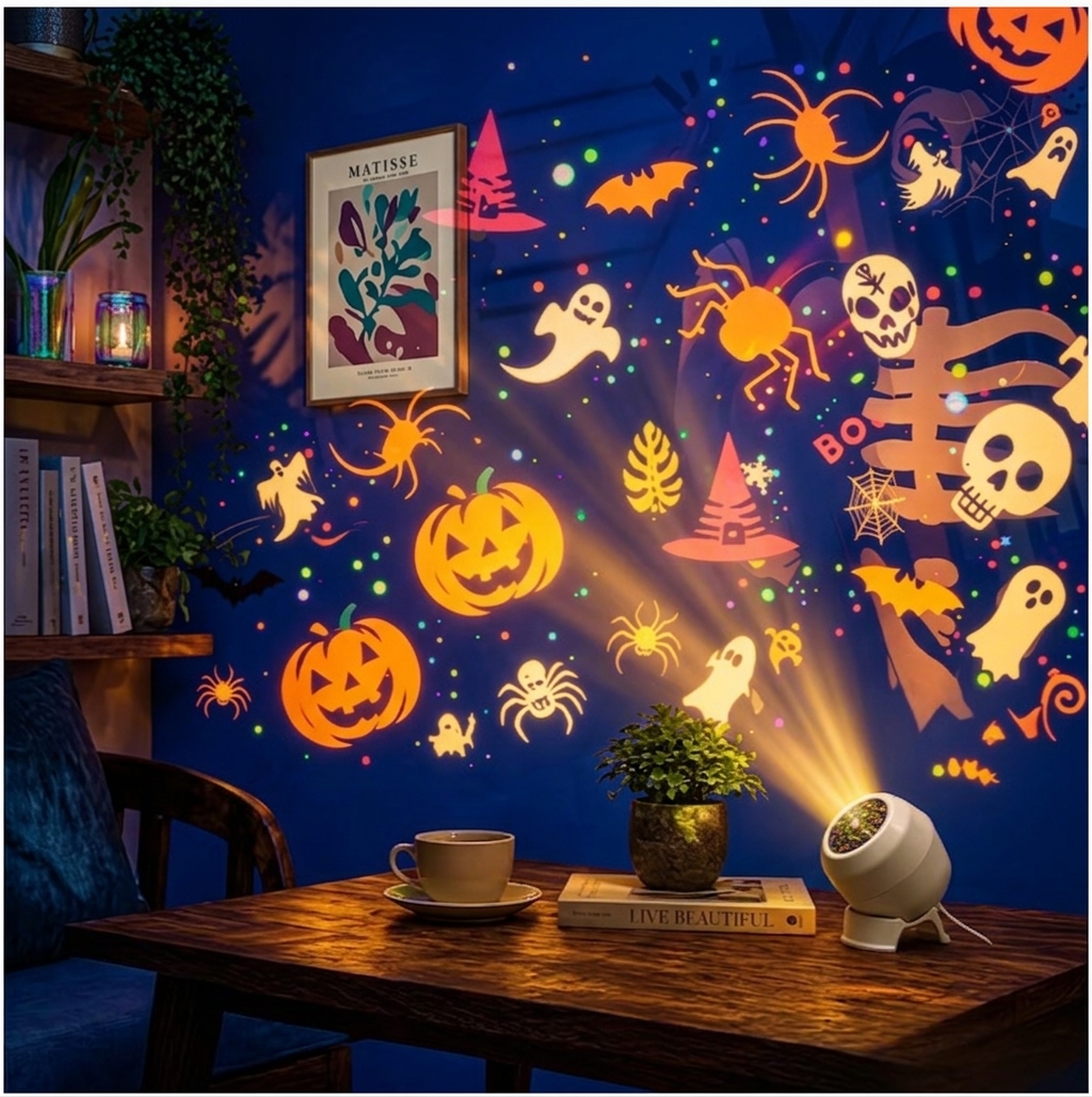 Halloween Pattern Dynamic Projection Light - Image 5
