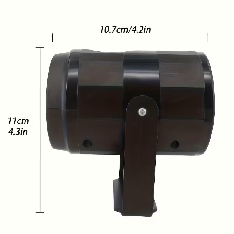 Winter Snowflake Projector Light with Rotating Snowflake & Star Projection - Image 6